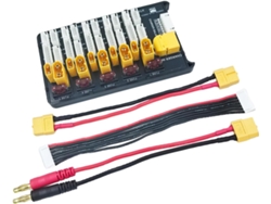 Placa De Carga Rcs Para Drones, Modelo Xt60s Xt30 De 2 Puertos, 5 Grupos De Baterías (2s/6s), Cargadores.