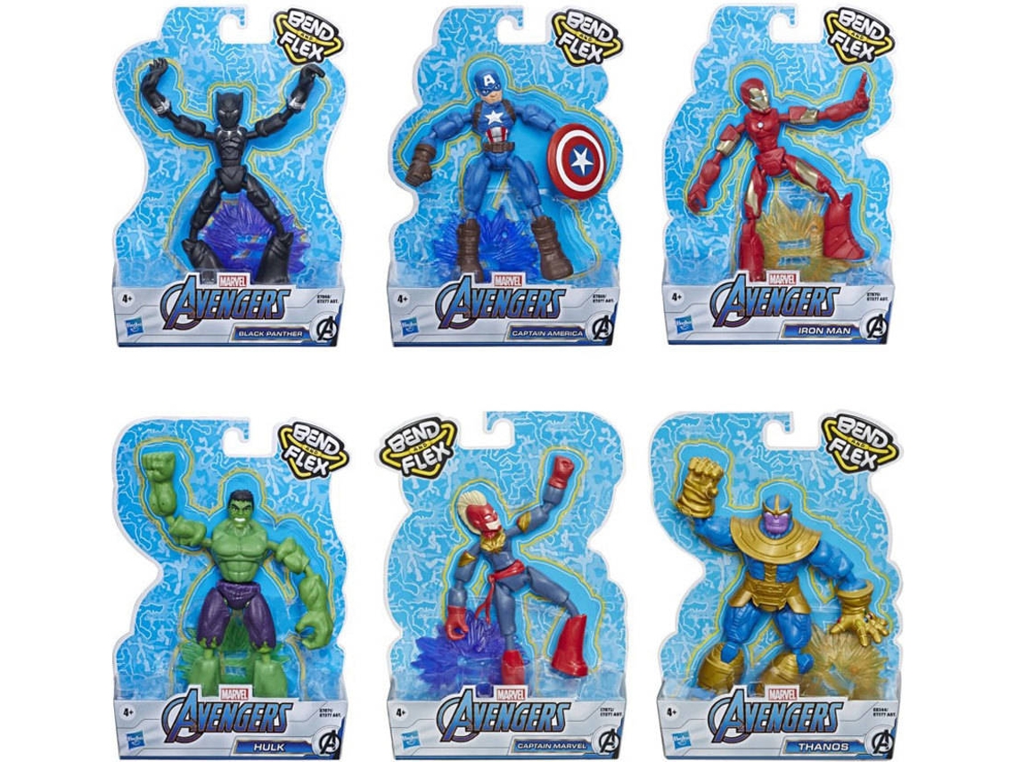 Figura de Acción AVENGERS Marvel Avengers Bend And Flex (4,9 x 16,5 x 23,5 cm)