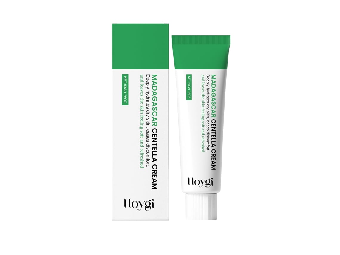 Crema hidratante calmante con Centella Asiática.