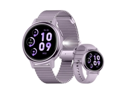 Reloj inteligente Ak88 para mujer, monitor de salud y llamadas Bluetooth Bestvite (morado)