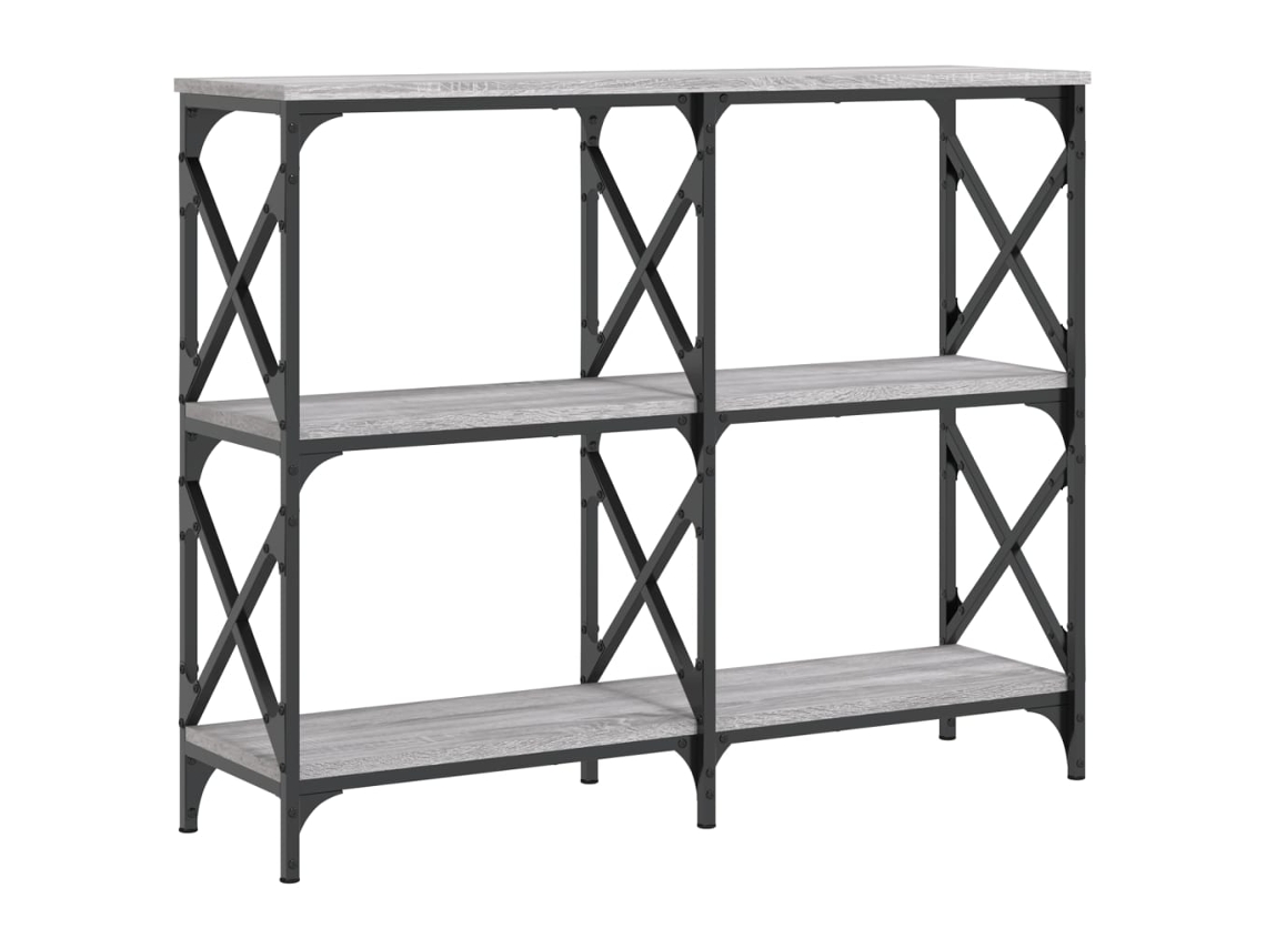 Mesa consola VIDAXL madera de ingeniería gris Sonoma (100x28x80,5 cm)