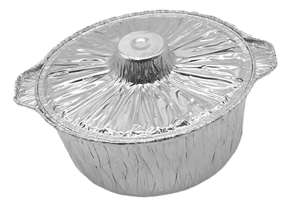 Bandeja de aluminio para carne (25,3 x 22,1 x 9,8 cm) Vayotoy