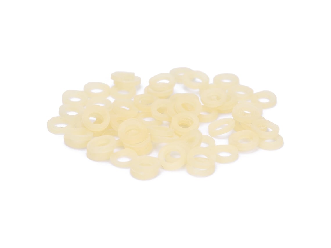 Elásticos de Ortodoncia para Brackets, Gomas Elásticas Accesorios, 100 Unidades por Bolsa