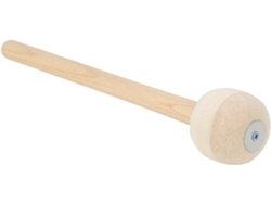 Baquetas De Madera Para Caja Con Mangos Largos, Parche De Fieltro Beige Bicolor, Mazo Ligero Para Batería.