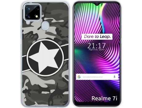 Carcasa Realme 7i / Narzo 30A TUMUNDOSMARTPHONE Camuflaje 02 Multicolor