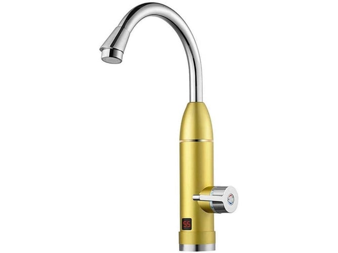 Grifo Ecológico Tavalax Calentador de Agua Eléctrico (Oro)