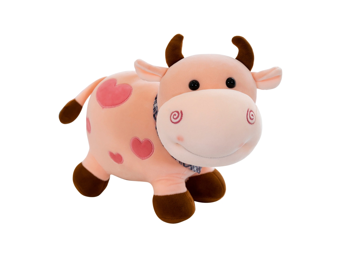 Peluche De Vaca Súper Suave Y Adorable, Muñeco Del Zodiaco Bovino, Regalo De Cumpleaños