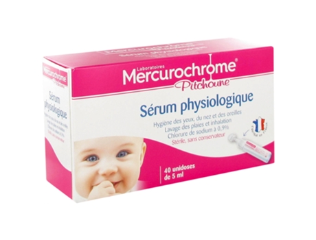 Pitchoune Physiological Saline 40 Unidades de 5 Ml MERCUROCHROME