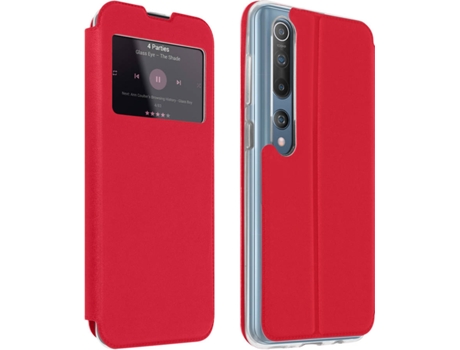 Funda Xiaomi Mi 10/10 Pro AVIZAR Cartera Ventana Rosa