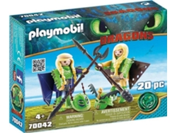 PLAYMOBIL Dragons: 70042 (Edad Mínima: 4 - 20 Piezas)