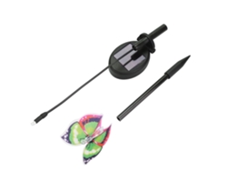 Rebe-luz Solar Impermeable Led Mariposa Multicolor Para Jardín Patio Y Césped (verde)