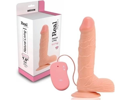 Vibrador TOYZ4LOVERS Real Rapture Earth Flavour Blanco (19 cm)
