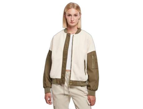 Abrigo para Mujer URBAN CLASSICS (M - Blanco)