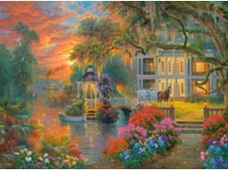 Rompecabezas de Castorland: Una tarde encantadora, 2000 piezas