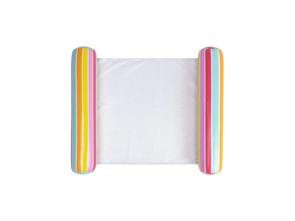 Swim Essentials Hamaca Inflable Arcoiris 118 Cm
