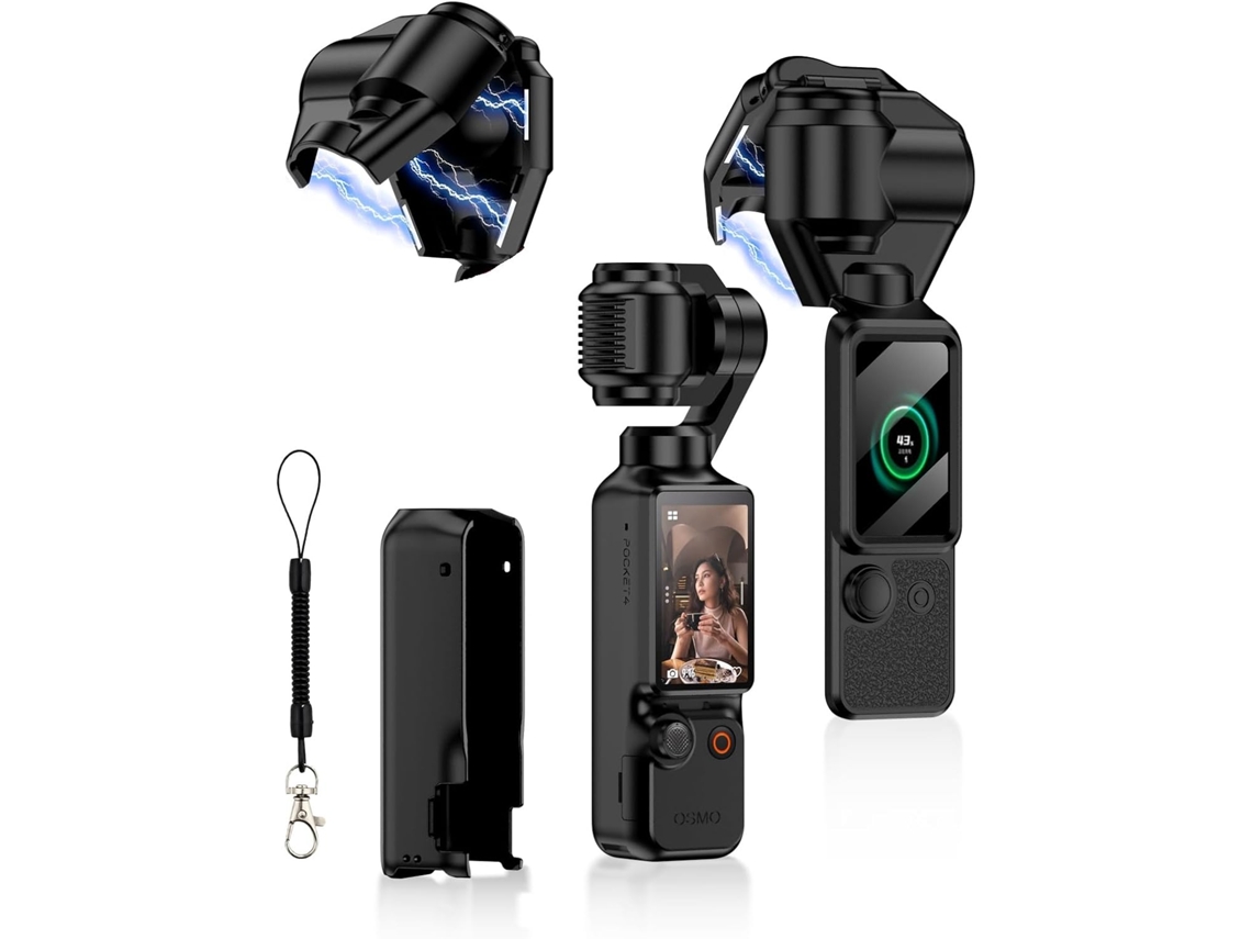 Funda Magnética Henten Home Para Dji Osmo Pocket 3, Portátil Y Fácil De Guardar, Negra