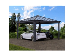Cochera Colorado CANOPIA 4,3x4,3m Gris