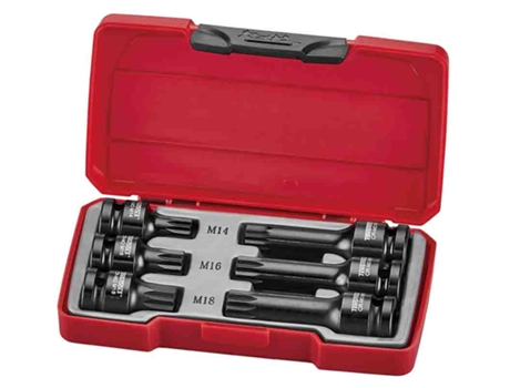 TENGTOOLS 269960100 Juego de Vasos de Impacto Xzn 1/2 In Dr Set 6 Pcs