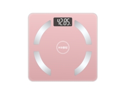 Balança De Gordura Corporal Doméstica (rosa, Alimentada Por Pilhas), Pesagem Corporal Precisa, Balança Inteligente De Altura E Peso