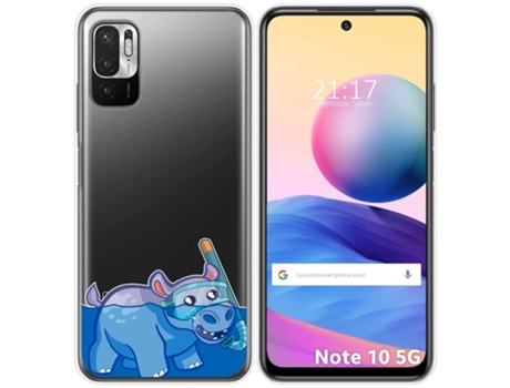 Carcasa Xiaomi POCO M3 Pro 5G TUMUNDOSMARTPHONE Dibujos Transparente Multicolor