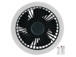 Ventilador Eléctrico Inteligente Con Control Remoto, 3 Velocidades, Usb Portátil, Azul Real.