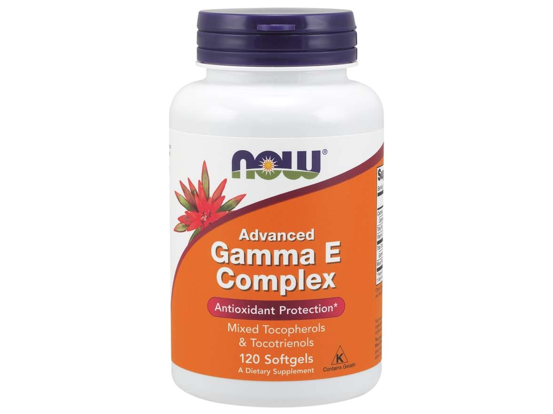 Advanced Gamma e Complex 120 Cápsulas Blandas NOW FOODS