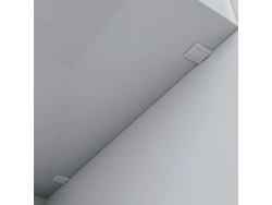 Soporte Estante Para Embutir Kintai Piv 5mm Acabado Blanco
