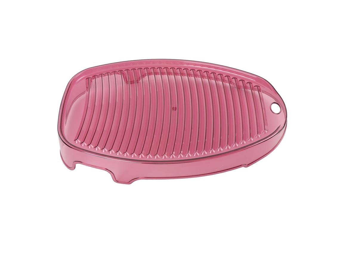 Plato De Lavandería Portátil Y Compacto Para Calcetines Y Ropa Interior, Material Pet Rojo.