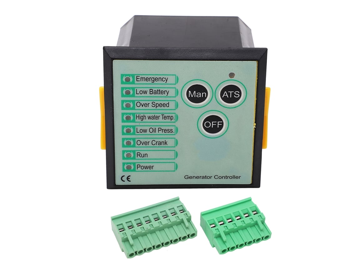 Controlador De Generador Panel Automático Monitor 8-36v 2a Salida Para Máquinas