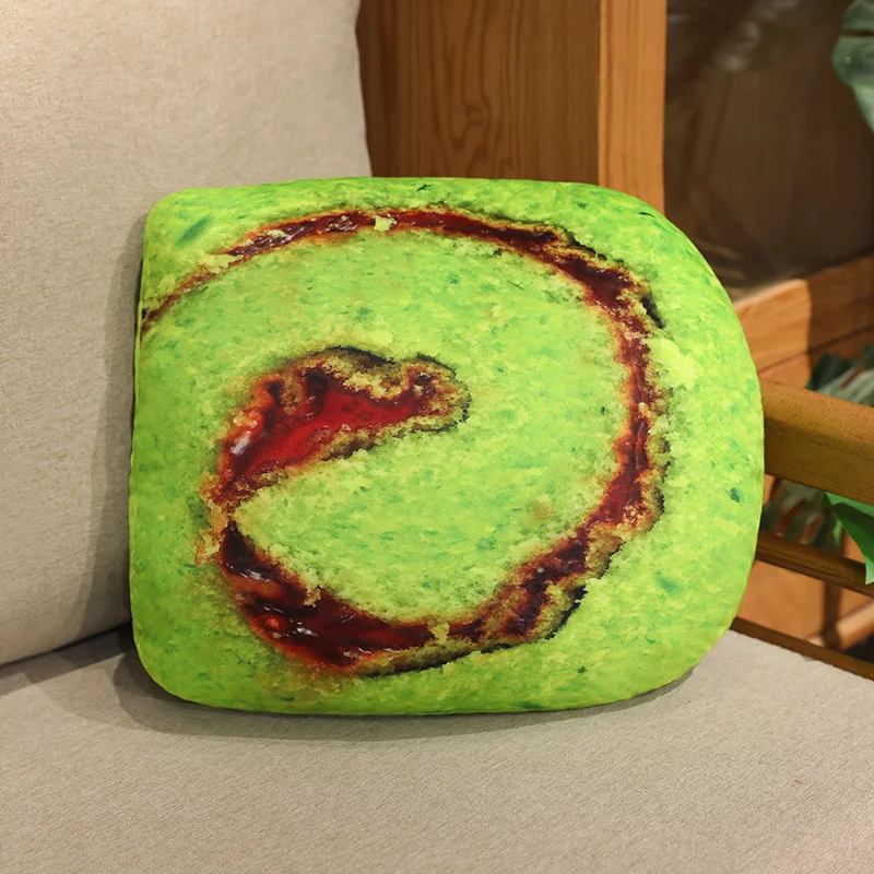 (matcha 35cm) Almohada Enrollable Para Adultos, Cojín Para Sofá, Almohada Decorativa
