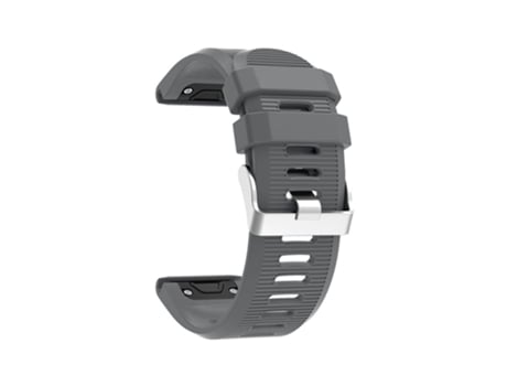 Correa de Silicona rayas horizontales para Garmin Fenix 5X Plus - canoso