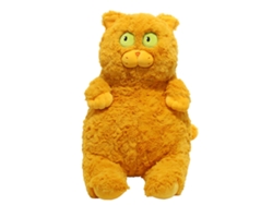Suave Peluche De Gato, Lindo Y Agradable Para La Piel, Cojín De Peluche Marrón Para Dormir En Casa.