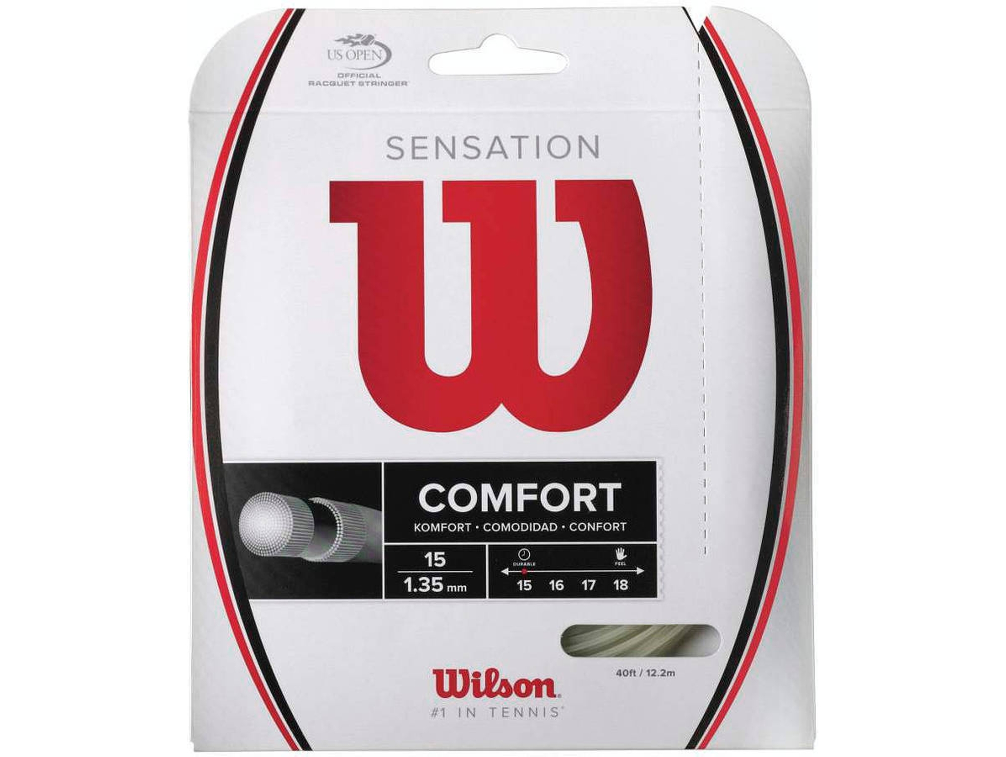 Cuerda para Raquetas WILSON SPORTING GOODS CO. Sensation 15