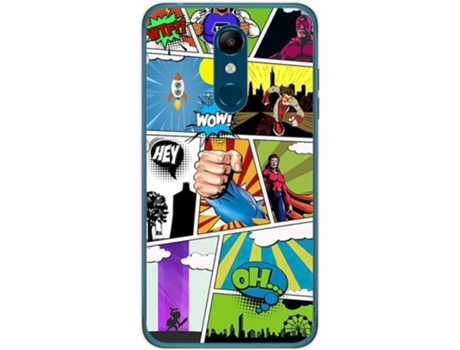Carcasa LG K11 TUMUNDOSMARTPHONE Comic Multicolor