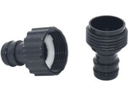 Conector de riego con conexión rápida de 2 vías de 5/8'' Sin marca