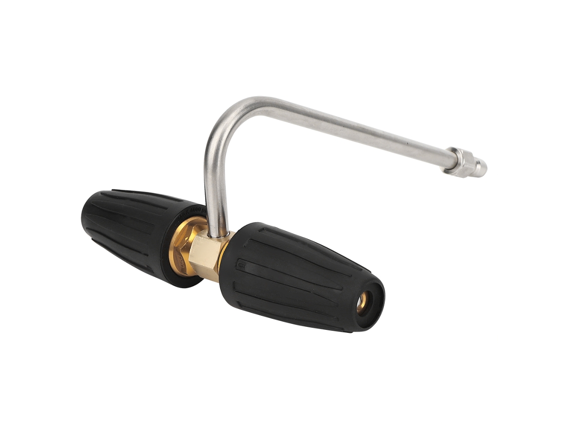 Boquilla Giratoria Doble Con Conector Rápido De 1/4" Para Limpieza De Trampas, Herramienta De Limpieza De 4000 Psi.