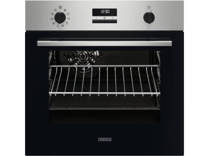 Horno ZANUSSI ZOPXE5X1 (57 L - 59.4 cm - Pirolítico - Inox)