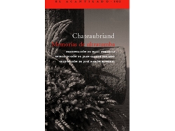 Libro Memorias De Ultratumba (Estuche) de François De Chateaubriand (Español)