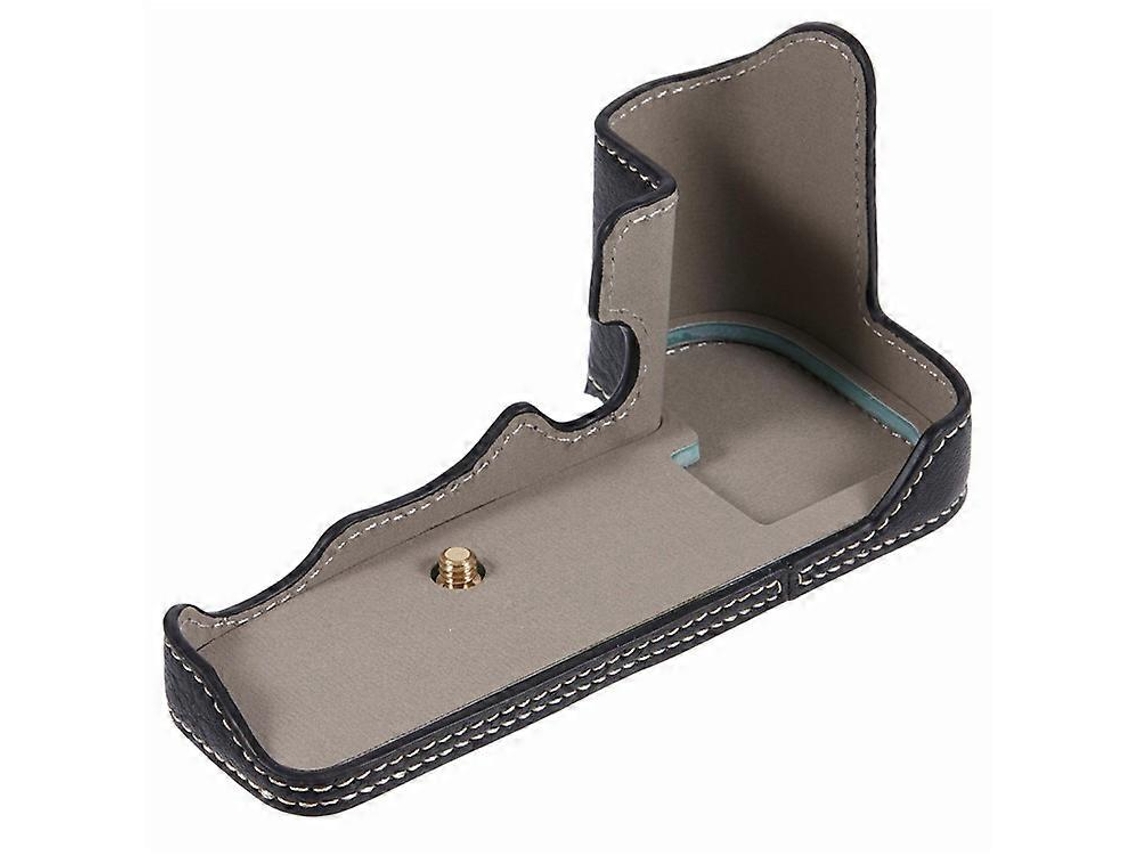 Funda protectora de piel sintética para cámara Canon R5/R6/R6 Mark II, cubierta inferior de medio cuerpo, Facpoet