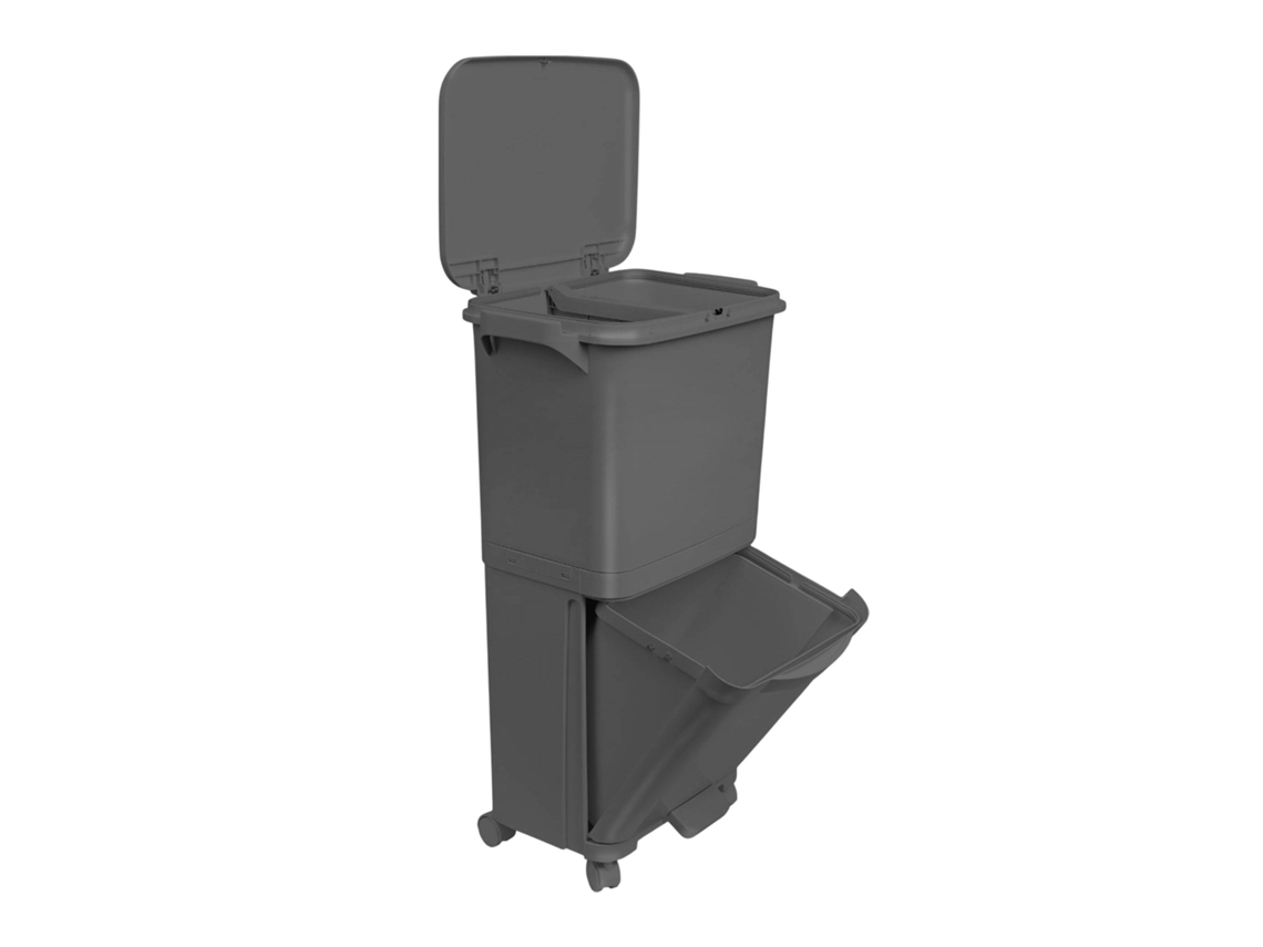 Contenedor de reciclaje con pedal Wellhome con clasificación selectiva