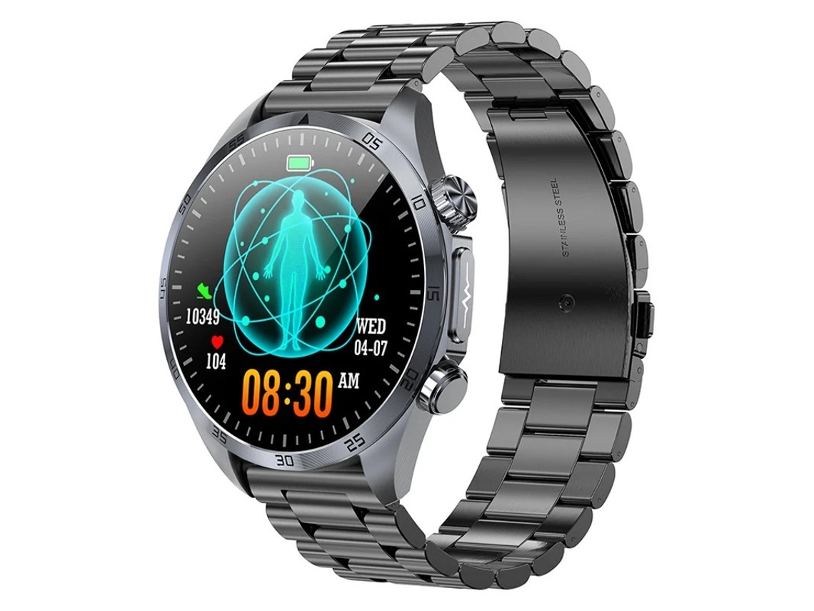 Smartwatch Com Chamada Bluetooth Tela Amoled Monitoramento De Sono E Pulso Ecg Oxigênio No Sangue Temperatura E Monitoramento De Saúde Yizhood