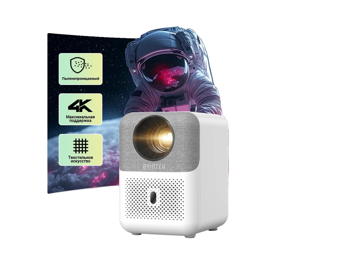 Proyector, compatible con 4K, conectividad inalámbrica, U4