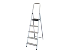 Escalera aluminio 5 peldaños hogar en131