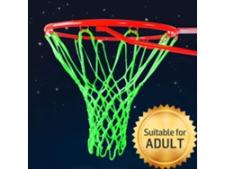 Red De Baloncesto Luminosa, Glow In The Dark, Red De Baloncesto Estándar De 12 Bucles