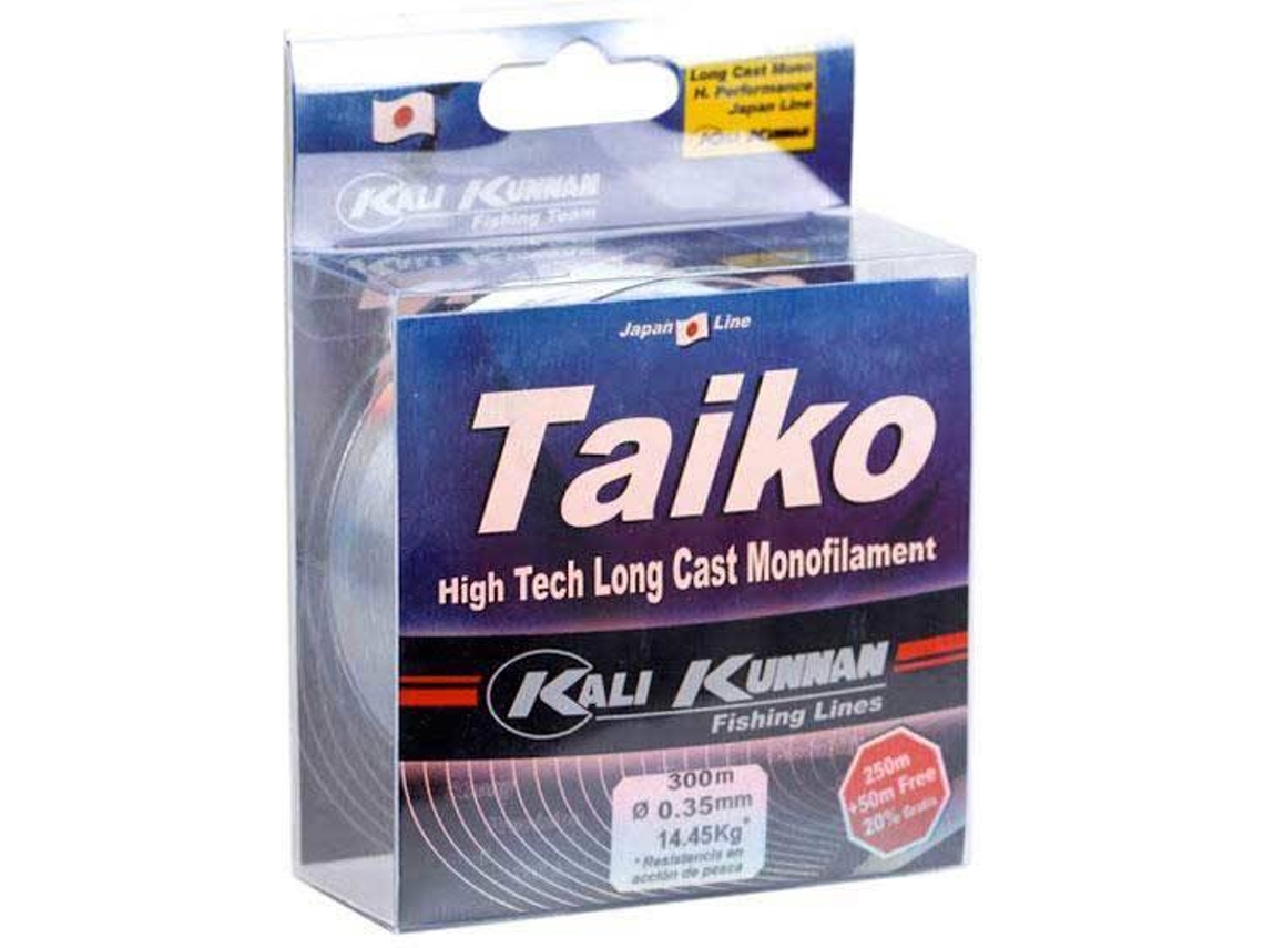 Línea de Pesca de monofilamento KALI KUNNAN Taiko (0.250 mm - 0,20 mm)