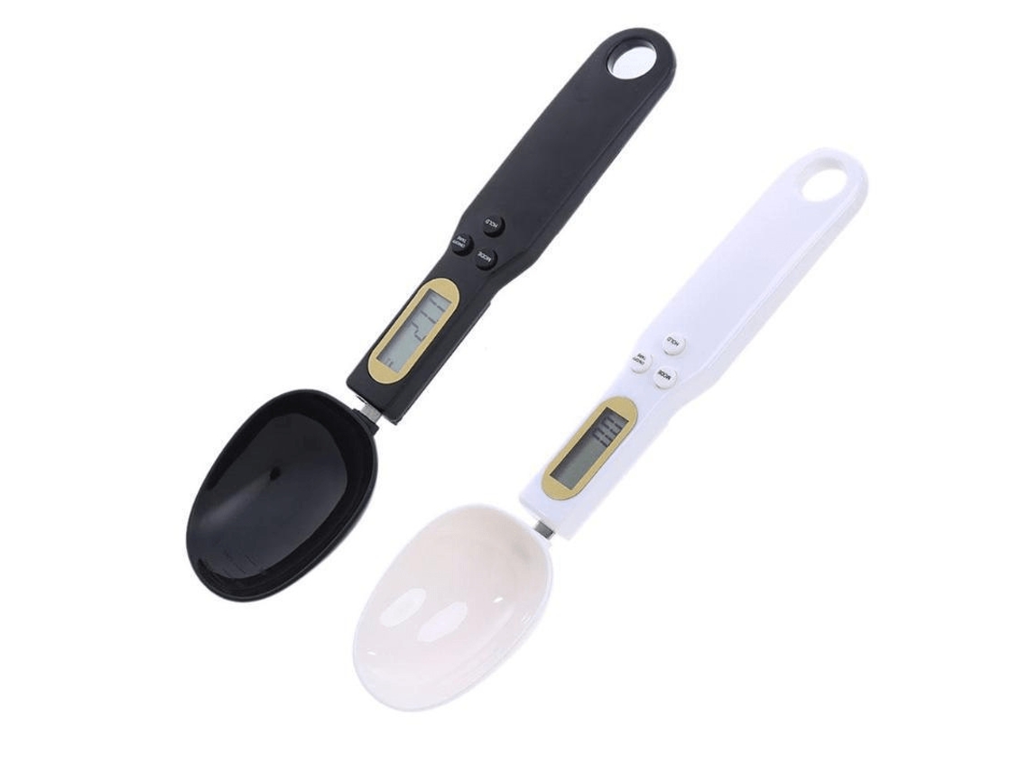 Juego De Básculas De Cocina Digitales De Precisión, Paquete De 2 Unidades, De 0,2 G A 500 G, En Blanco Y Negro.