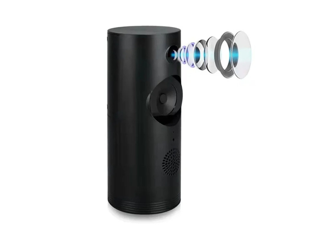 Cámara espía, altavoz Bluetooth inteligente, HD 1080P, cámara de vigilancia para el hogar con tarjeta de memoria de 128 GB, color negro Yizhood