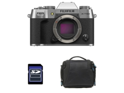 Fujifilm X-t50 Plata + Bolsa + Tarjeta Sd De 8 Gb