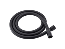 Manguera de ducha de PVC negro de 2 m, antienredos, a prueba de explosiones, de alta presión.