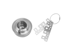 Estufa de camping portátil pequeña de acero inoxidable para acampar y hacer senderismo.